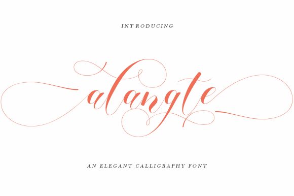 Alangte: A Modern Script Font for Professional Branding