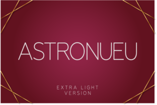 Astronueu Extra Light: A Modern Sans Serif for Bold Branding