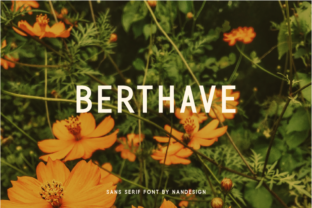 Berthave: A Modern Font for a Polished Brand Look