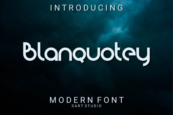 Blanquotey: A Modern Sans Serif Font for Handmade Creations