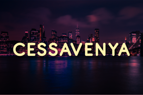 Cessavenya: A Modern Font for Small Business Branding