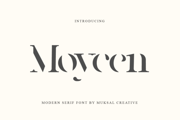 Discover Moycen: A Modern Serif Font for Web Design