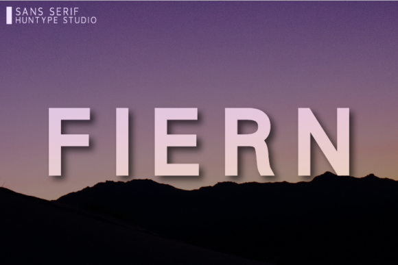 Fiern: A Modern Sans Serif Font for Digital Marketing