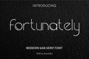 Fortunately: A Modern Sans Serif Font for Bold Branding