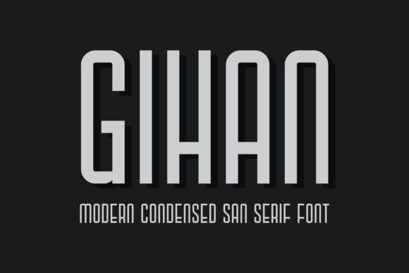 Gihan Sans Serif Font for Modern Web Design