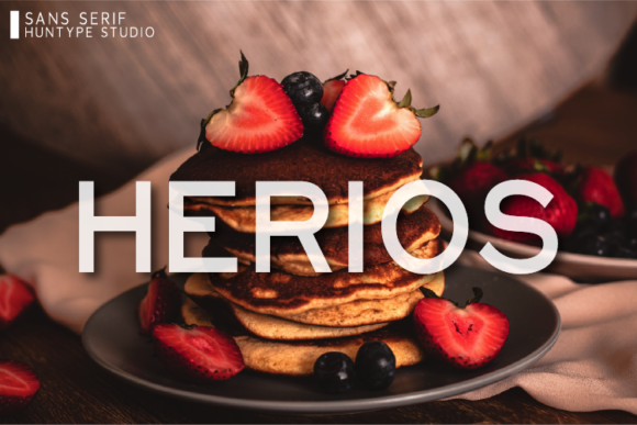Herios Sans Serif Font for Modern Web Design