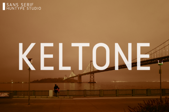 Keltone: A Tall and Natural Sans Serif Font for Modern Design
