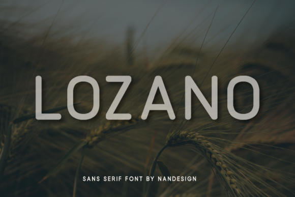 Lozano: A Modern Sans Serif Font for Bold Branding
