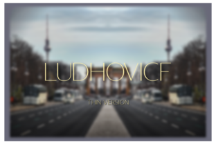 Ludhovicf Thin: A Modern Typeface for Digital Marketing