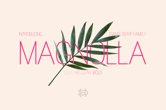 Magnolla Sans Serif Font for Handmade Creations