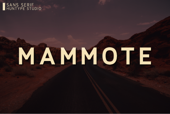 Mammote: A Modern Sans Serif Font for Web Design