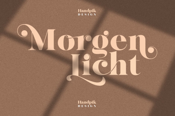 Morgen Licht: A Serif Font for Modern Campaigns