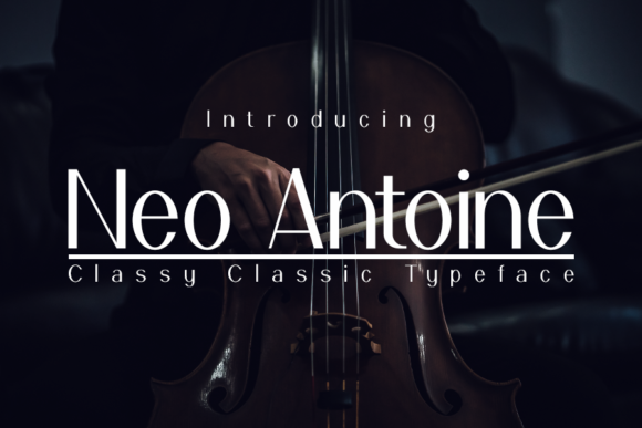 Neo Antoine: A Modern Sans Serif Font for Editorial Design
