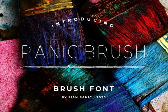 Panic Brush: A Modern Sans Serif Font for Editorial Design