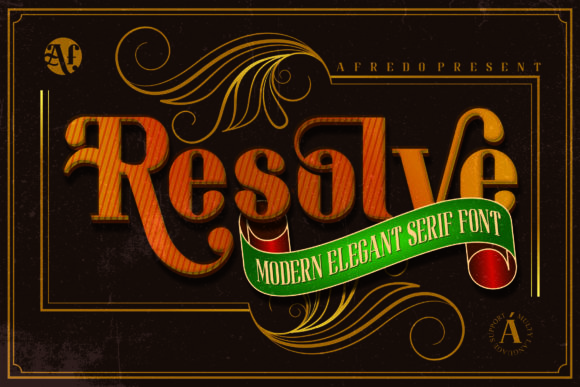 Resolve: The Serif Font That Elevates Campaign Design