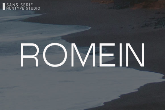 Romein: A Modern Sans Serif Font for Branding Projects