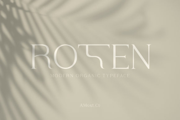 Roten: A Modern Serif Font for Editorial Elegance