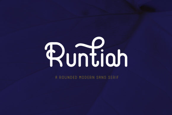 Runtiah: A Modern Sans Serif for Bold Branding