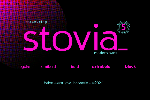 Stovia: A Modern Sans Serif Font for Branding Projects