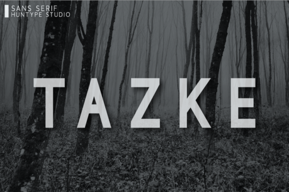 Tazke: A Modern Sans Serif Font for Campaign Creatives