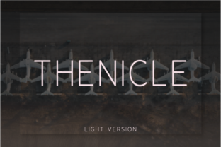 Thenicle Light for Modern Branding and Visual Communication